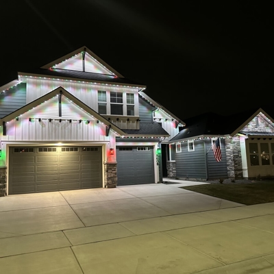 Permanent Holiday Lighting Photo